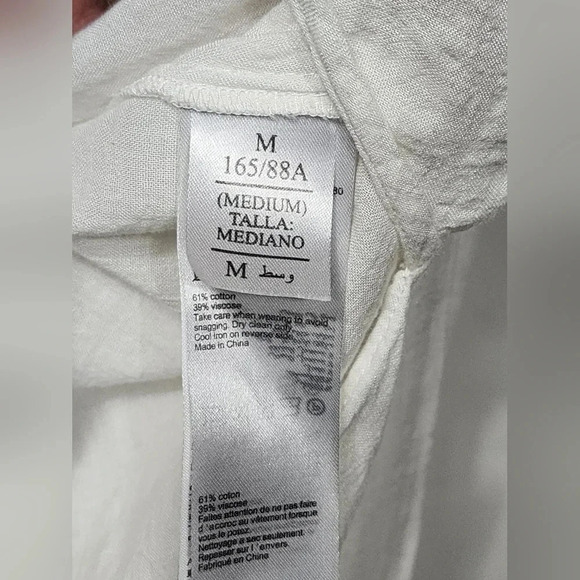 ALLSAINTS Women's Penny Wrap Top Size Medium Spring Lightweight Travel Vacation - Picture 12 of 12